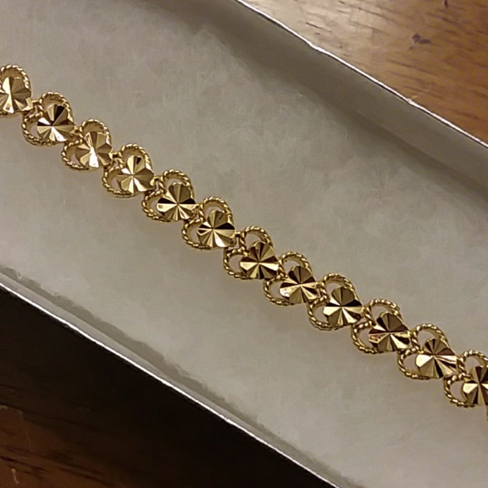 24k gold plated bracelet